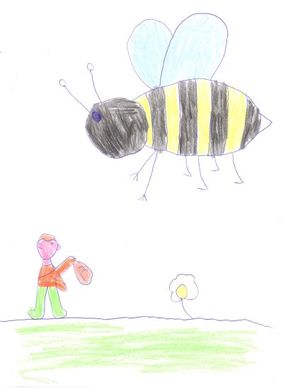 The Mystical Wood - Ben's Drawing of the Bee