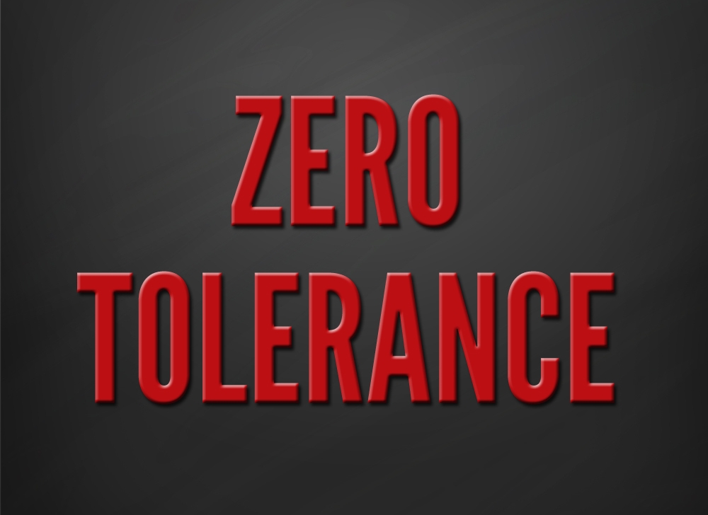 Zero Tolerance by Simon Jenner